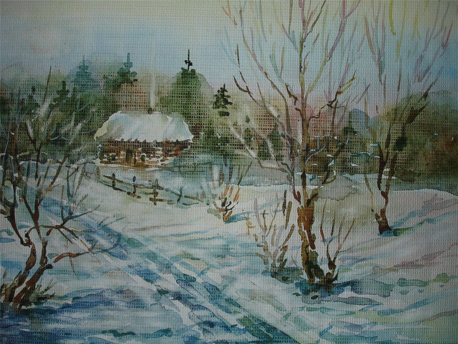 Солнечная зима, работа № 32
