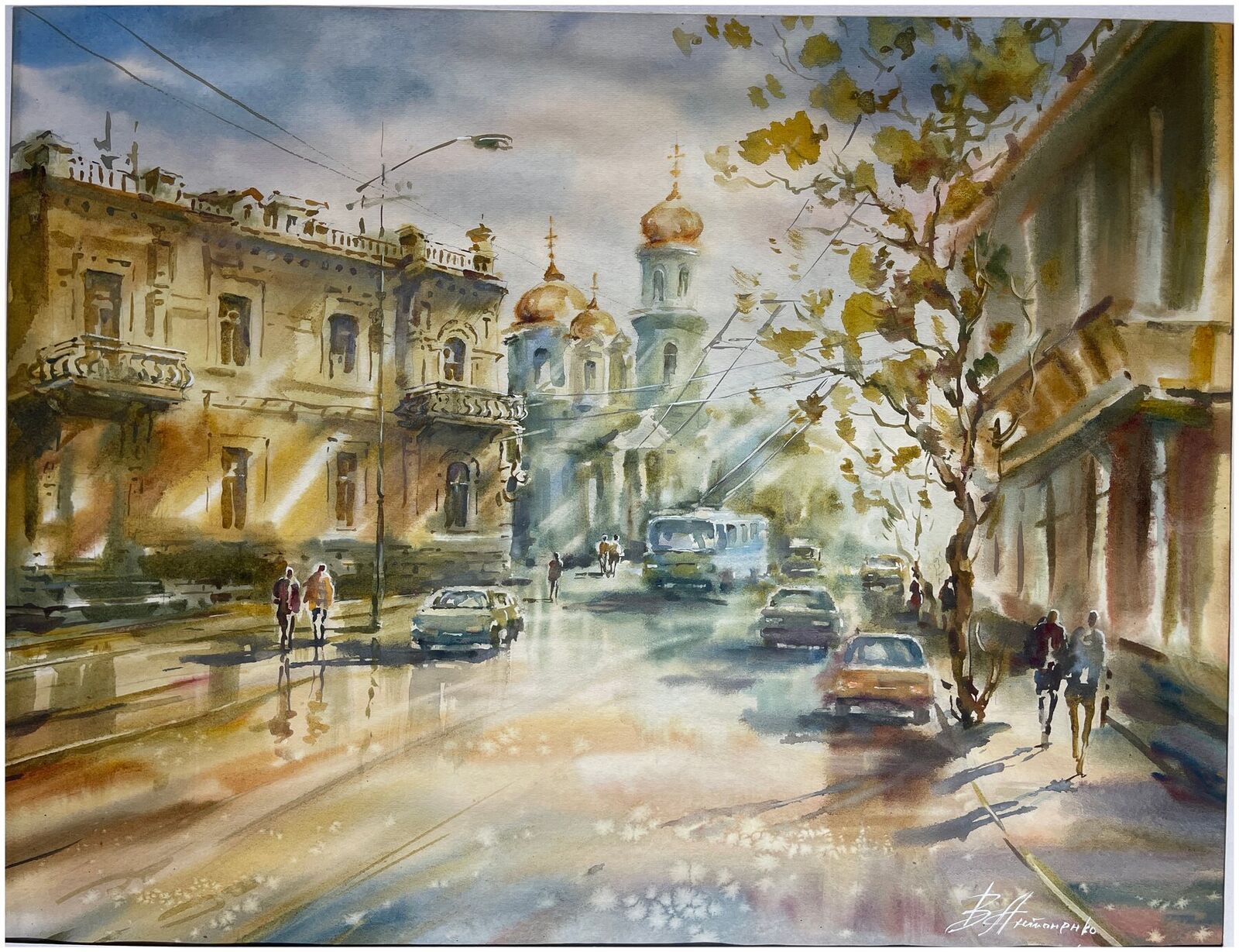 Свет на городском проспекте, работа № 94