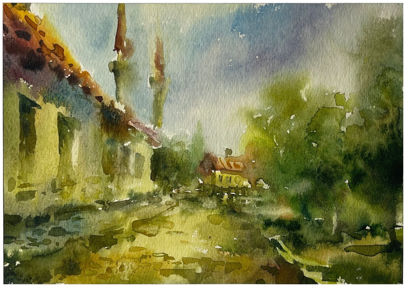 Улица в зелени, работа № 106