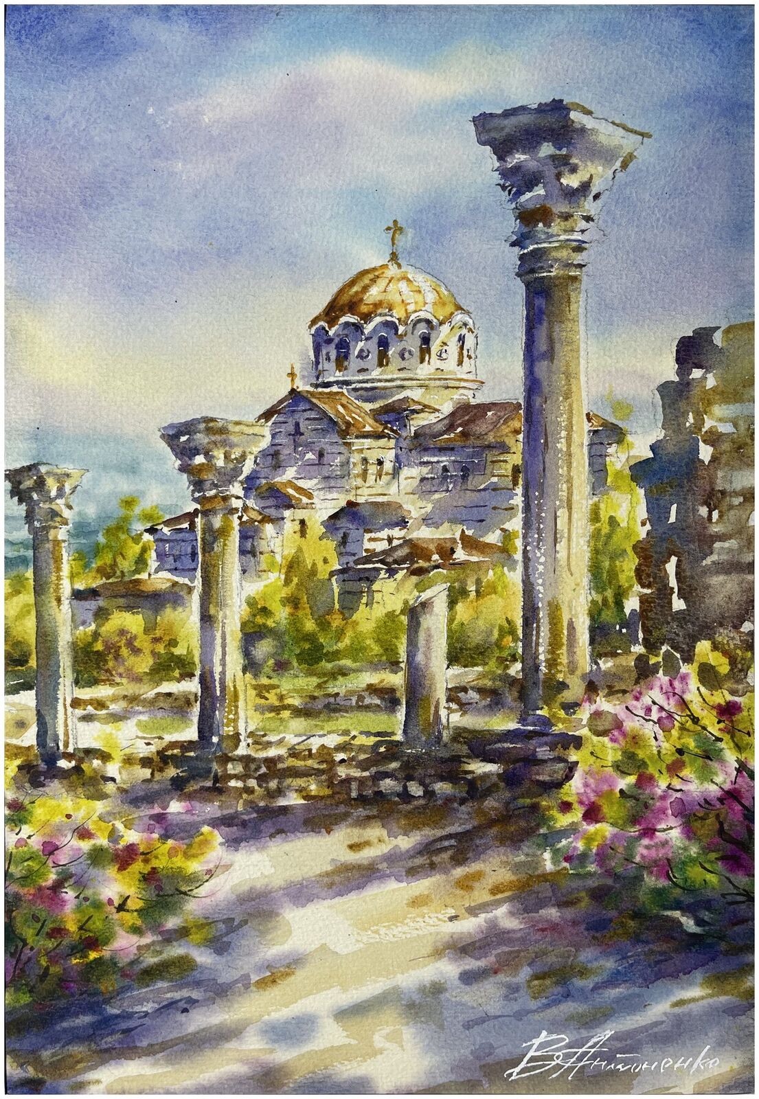 Храм среди колонн, работа № 149