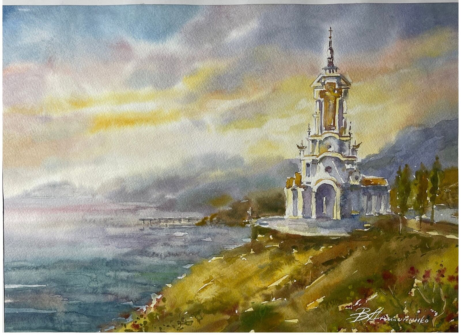 Храм на морском мысе, работа № 333
