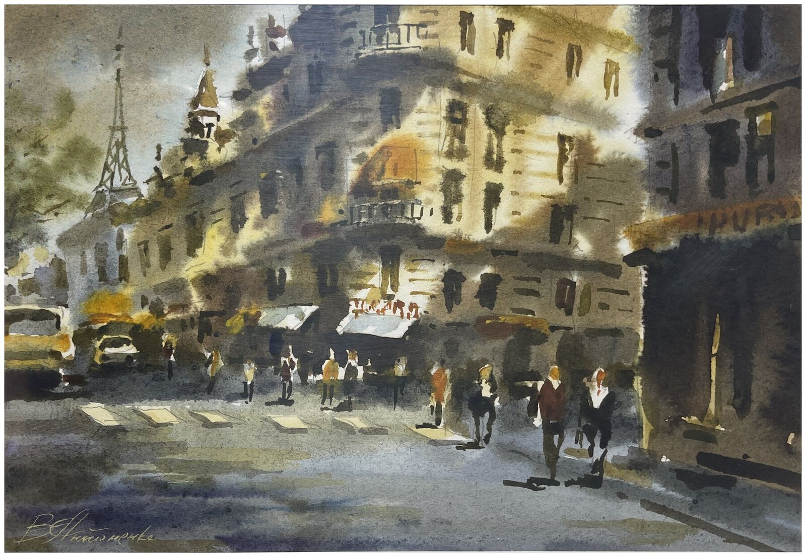 Утро на большом перекрёстке, работа № 359
